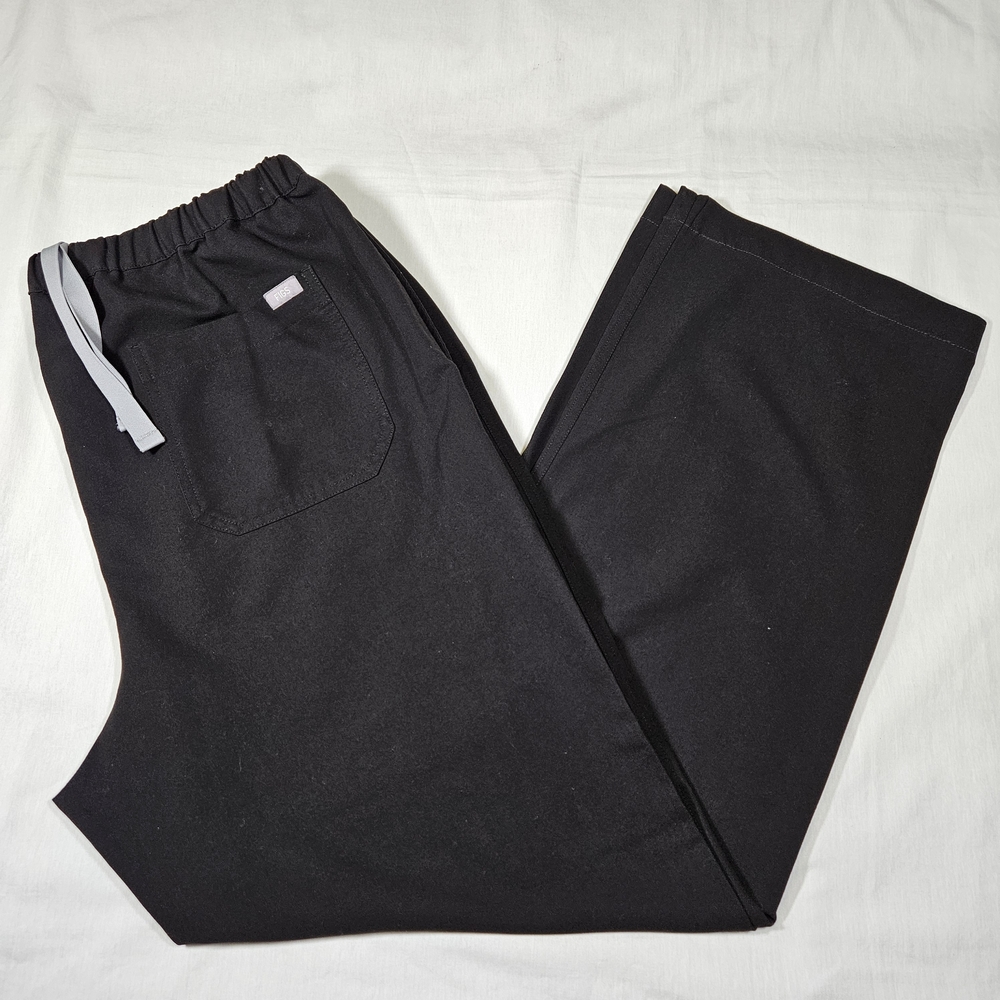 FIGS Men's Pisco Basic Cargo Scrub Pants XL Black PO 1227 Style# FM4500